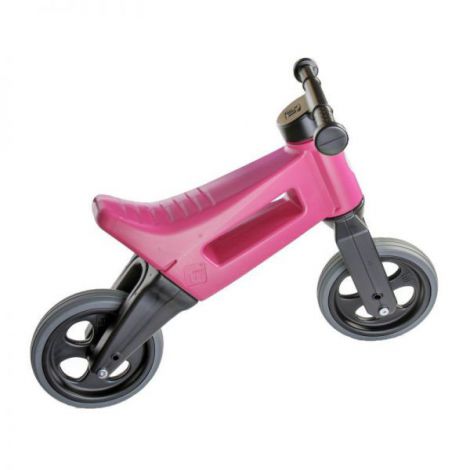Bicicleta copii 2-5 ani, fara pedale, Funny Wheels Rider Sport In Pink, FUNNY WHEELS RIDER 41000089 - poza 2