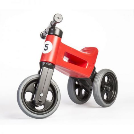 Bicicleta copii 2-5 ani, fara pedale, Funny Wheels Rider Sport In Red, FUNNY WHEELS RIDER 41000094 - poza 1