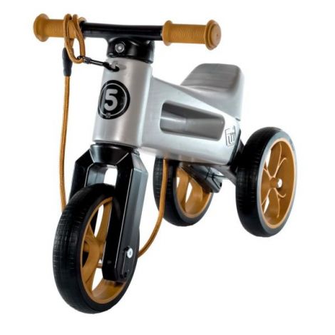 Bicicleta copii 2-5 ani, fara pedale, Funny Wheels Rider Supersport In Matte Grey, FUNNY WHEELS RIDER FW517429 - poza 1