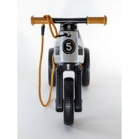 Bicicleta copii 2-5 ani, fara pedale, Funny Wheels Rider Supersport In Matte Grey, FUNNY WHEELS RIDER FW517429 - poza 2