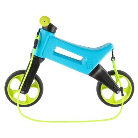 Bicicleta copii 2-5 ani, fara pedale, Funny Wheels Rider Supersport Yetti In Blue Lime, FUNNY WHEELS RIDER 8595557516569 - poza 2