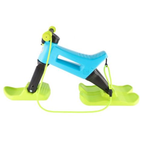 Bicicleta copii 2-5 ani, fara pedale, Funny Wheels Rider Yetti Superpack In Blue Lime, FUNNY WHEELS RIDER 8595557516545 - poza 5