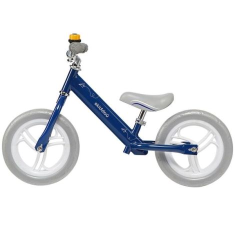 Bicicleta copii 2-5 ani, fara pedale, Nils Skiddou Denim Bleumarin, SKIDDOU sk2030012 - poza 2