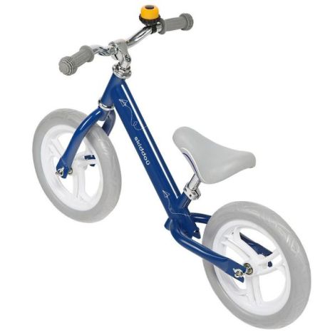 Bicicleta copii 2-5 ani, fara pedale, Nils Skiddou Denim Bleumarin, SKIDDOU sk2030012 - poza 3