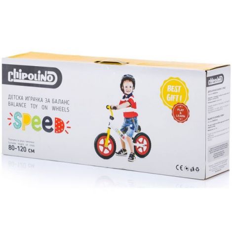 Bicicleta copii 2-5 ani, fara pedale, Speed Multicolor, Chipolino DIKSD0213MU - poza 4