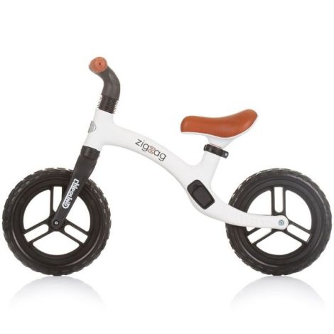 Bicicleta copii 2-5 ani, fara pedale, Zig Zag Black White, Chipolino DIKZZ02402BW - poza 2