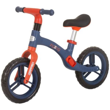 Bicicleta copii 2-5 ani, fara pedale, Zig Zag Blue Red, Chipolino DIKZZ02401BR - poza 1