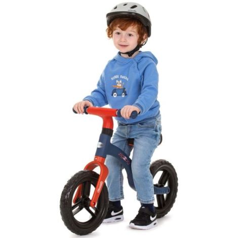 Bicicleta copii 2-5 ani, fara pedale, Zig Zag Blue Red, Chipolino DIKZZ02401BR - poza 4