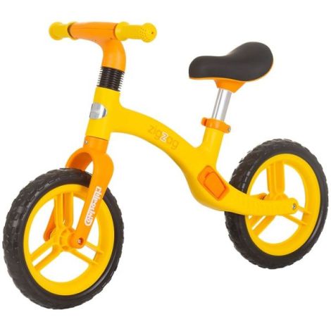 Bicicleta copii 2-5 ani, fara pedale, Zig Zag Orange Yellow, Chipolino DIKZZ02404OY - poza 1