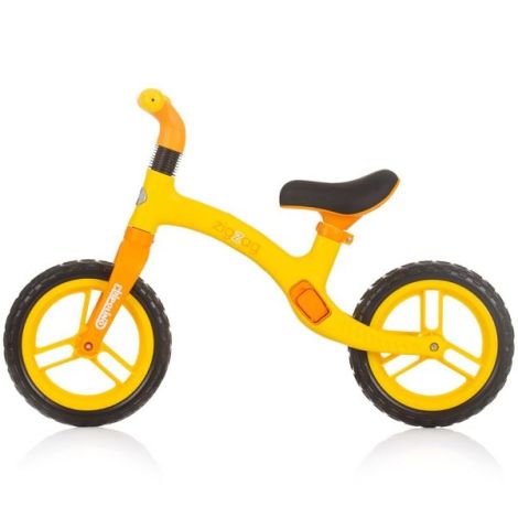 Bicicleta copii 2-5 ani, fara pedale, Zig Zag Orange Yellow, Chipolino DIKZZ02404OY - poza 2