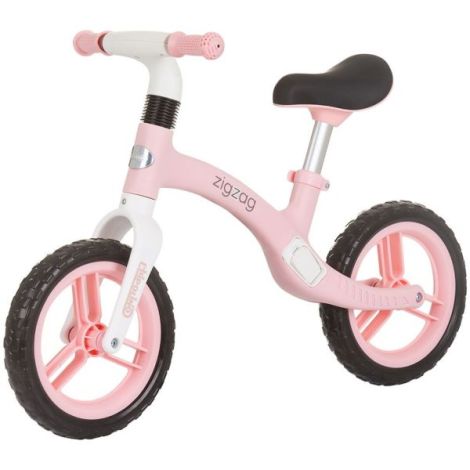 Bicicleta copii 2-5 ani, fara pedale, Zig Zag Pink, Chipolino DIKZZ02405PI - poza 1