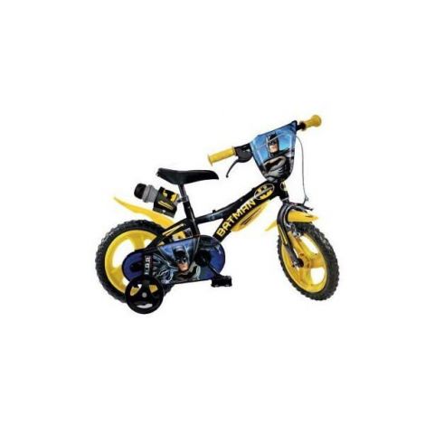 Bicicleta copii 3-5 ani, 12 inch, Batman, Dino Bikes DB612LBT - poza 1