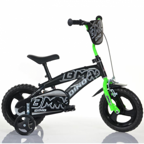 Bicicleta copii 3-5 ani, 12 inch, Bmx, Dino Bikes DN125XLV - poza 2