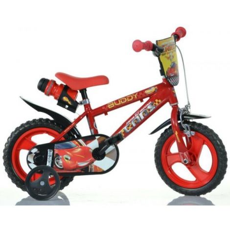 Bicicleta copii 3-5 ani, 12 inch, Cars, Dino Bikes DB412ULCR - poza 1