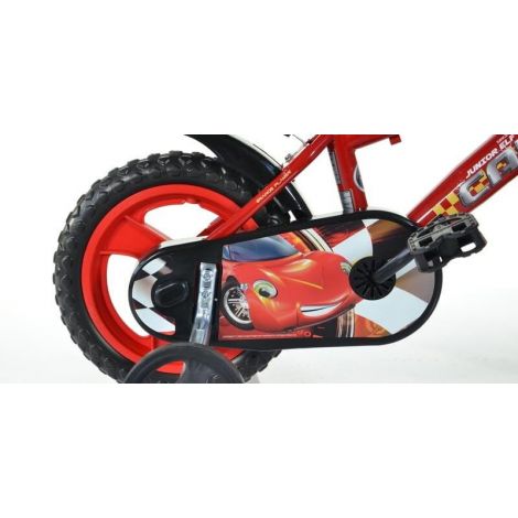 Bicicleta copii 3-5 ani, 12 inch, Cars, Dino Bikes DB412ULCR - poza 2
