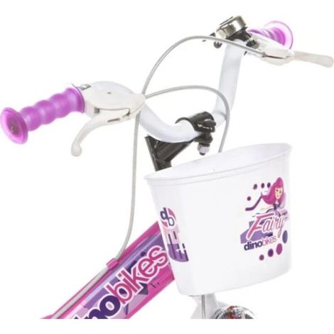 Bicicleta copii 3-5 ani, 12 inch, Fairy Roz, Dino Bikes DB124RSN09FY - poza 4