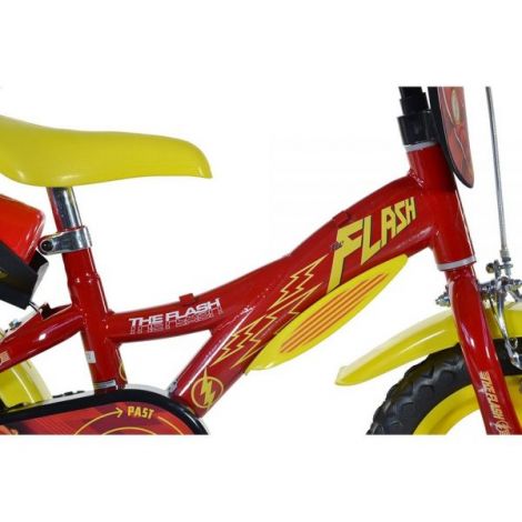 Bicicleta copii 3-5 ani, 12 inch, Flash, Dino Bikes DB612LFH - poza 2