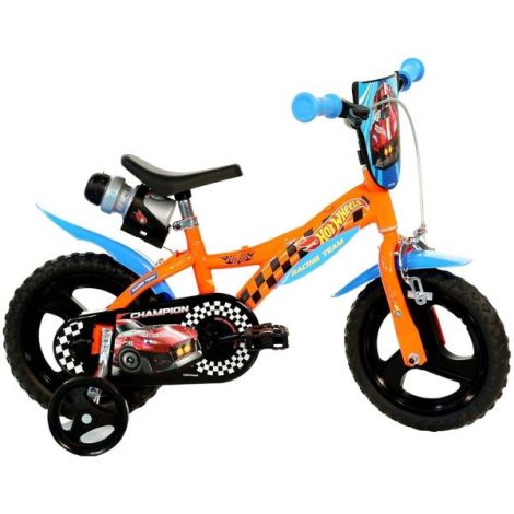 Bicicleta copii 3-5 ani, 12 inch, Hot Wheels, Dino Bikes DB612LHW - poza 1