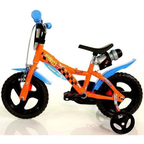 Bicicleta copii 3-5 ani, 12 inch, Hot Wheels, Dino Bikes DB612LHW - poza 2