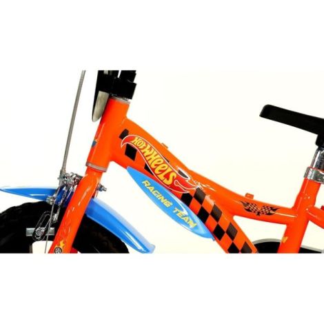 Bicicleta copii 3-5 ani, 12 inch, Hot Wheels, Dino Bikes DB612LHW - poza 4