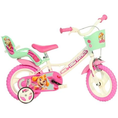 Bicicleta copii 3-5 ani, 12 inch, Paw Patrol, Dino Bikes DB124RLPW - poza 1
