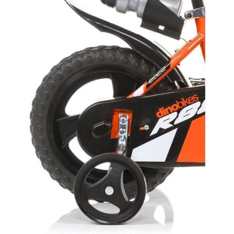 Bicicleta copii 3-5 ani, 12 inch, Portocaliu, Dino Bikes DB412UL26R88 - poza 5