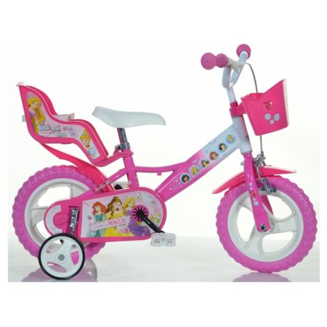 Bicicleta copii 3-5 ani, 12 inch, Princess , Dino Bikes DN124RLPSS - poza 2