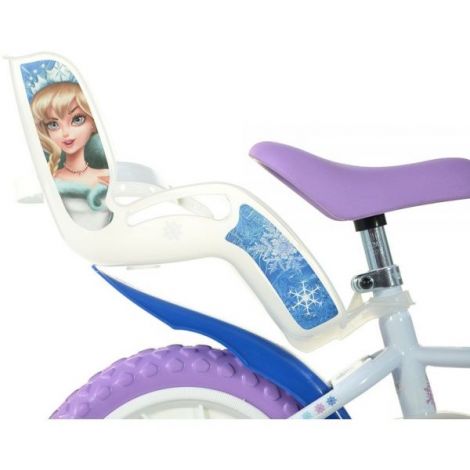 Bicicleta copii 3-5 ani, 12 inch, Snow Queen, Dino Bikes DB124RLSQ - poza 4