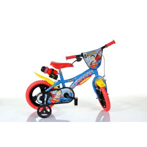 Bicicleta copii 3-5 ani, 12 inch, Superman , Dino Bikes DN612SUP - poza 1