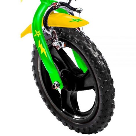 Bicicleta copii 3-5 ani, 12 inch, Testoasele Ninja, Dino Bikes DB612LMNT - poza 2