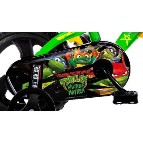Bicicleta copii 3-5 ani, 12 inch, Testoasele Ninja, Dino Bikes DB612LMNT - poza 5