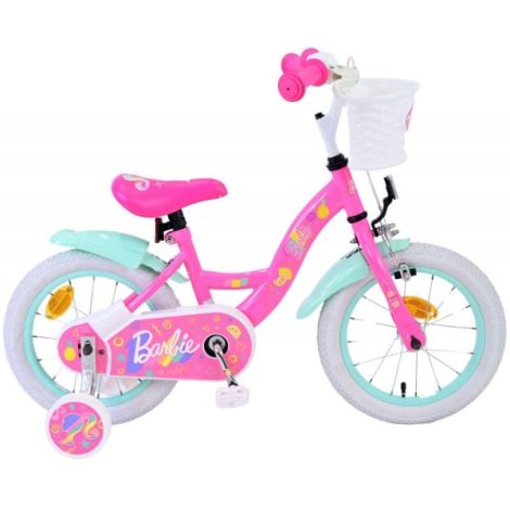 Bicicleta copii 3-5 ani, 14 inch, Barbie, EandL CYCLES 31454SACB - poza 1