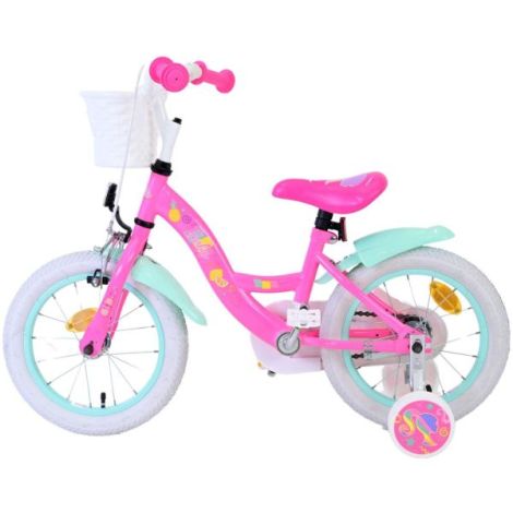 Bicicleta copii 3-5 ani, 14 inch, Barbie, EandL CYCLES 31454SACB - poza 2
