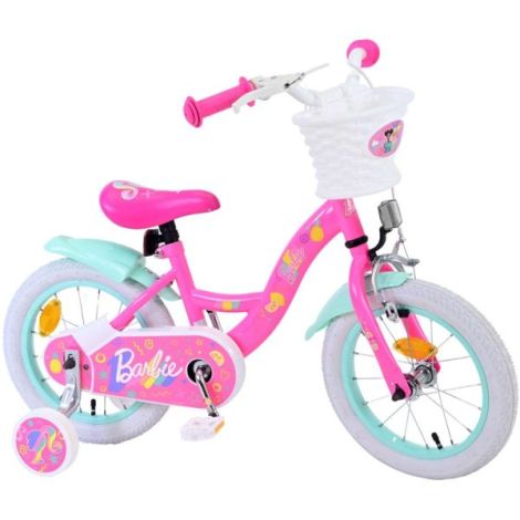 Bicicleta copii 3-5 ani, 14 inch, Barbie, EandL CYCLES 31454SACB - poza 5