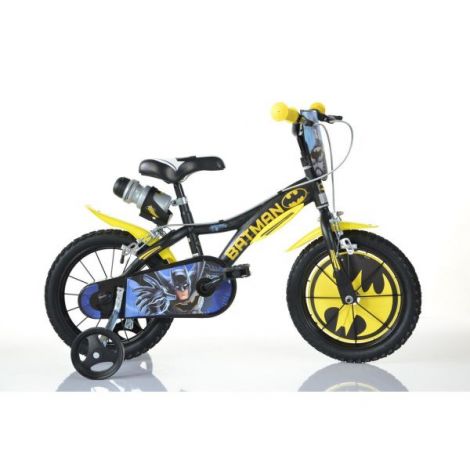 Bicicleta copii 3-5 ani, 14 inch, Batman, Dino Bikes DB614BT - poza 1