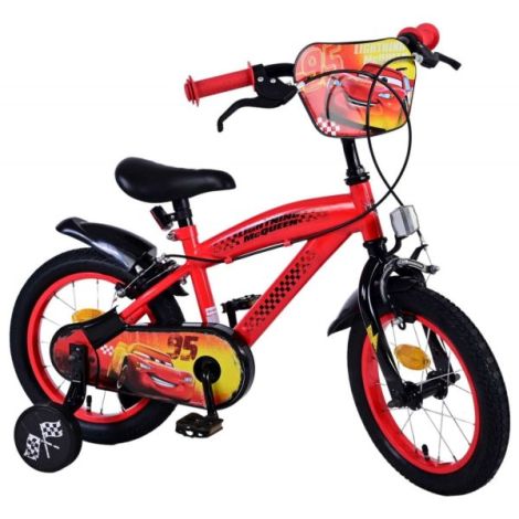 Bicicleta copii 3-5 ani, 14 inch, Cars, EandL CYCLES 21498SAFW - poza 1