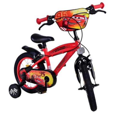 Bicicleta copii 3-5 ani, 14 inch, Cars, EandL CYCLES 21498SAFW - poza 2