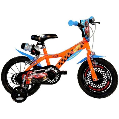 Bicicleta copii 3-5 ani, 14 inch, Hot Wheels, Dino Bikes DB614HW - poza 1