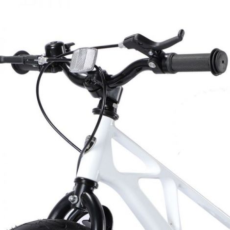 Bicicleta copii 3-5 ani, 14 inch, Lamborghini Cadru Magneziu Alba, Mesuca LBK00714WHT - poza 2