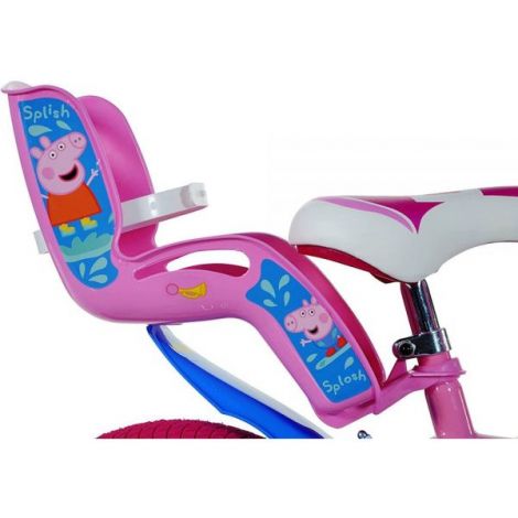 Bicicleta copii 3-5 ani, 14 inch, Peppa Pig, Dino Bikes DB144RPGS - poza 5