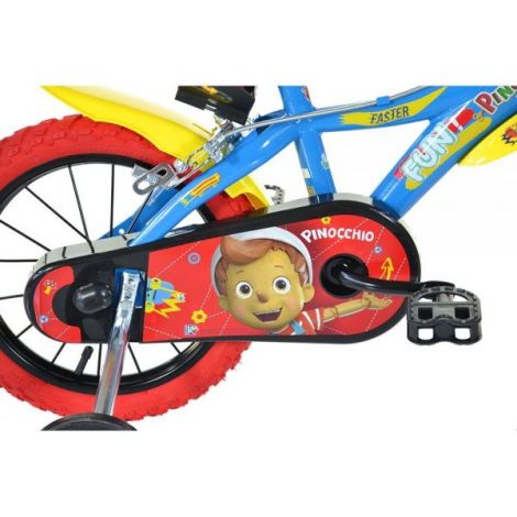 Bicicleta copii 3-5 ani, 14 inch, Pinocchio, Dino Bikes DB614PN - poza 3