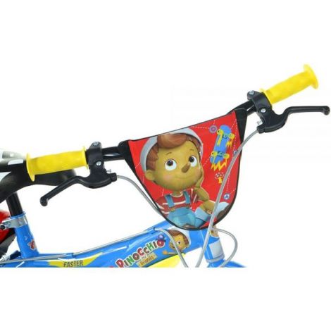 Bicicleta copii 3-5 ani, 14 inch, Pinocchio, Dino Bikes DB614PN - poza 4