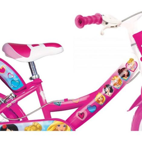Bicicleta copii 3-5 ani, 14 inch, Princess, Dino Bikes DB144RPRI - poza 5