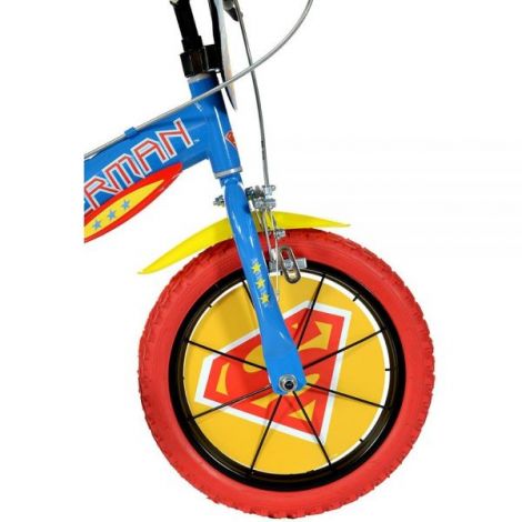 Bicicleta copii 3-5 ani, 14 inch, Superman, Dino Bikes DB614SM - poza 4