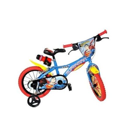 Bicicleta copii 3-5 ani, 14 inch, Superman, Dino Bikes DB614SM - poza 2