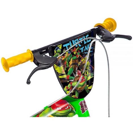 Bicicleta copii 3-5 ani, 14 inch, Testoasele Ninja, Dino Bikes DB614MNT - poza 3