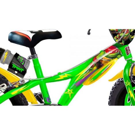 Bicicleta copii 3-5 ani, 14 inch, Testoasele Ninja, Dino Bikes DB614MNT - poza 4