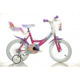 Bicicleta copii 3-5 ani, 14 inch, Winx, Dino Bikes DB144R WX7