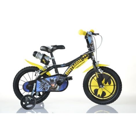 Bicicleta copii 4-6 ani, 16 inch, Batman , Dino Bikes DN616BAT - poza 1