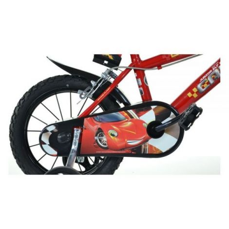 Bicicleta copii 4-6 ani, 16 inch, Cars, Dino Bikes DB416UCR - poza 2